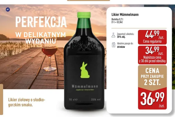 Likier Mümmelmann promocja w Aldi