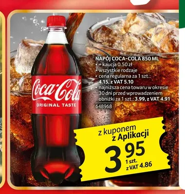 Napój gazowany Coca-Cola promocja w Selgros