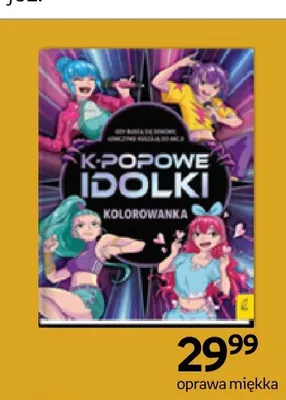 Książka K-Popowe Idolki Kolorowanka promocja w Empik
