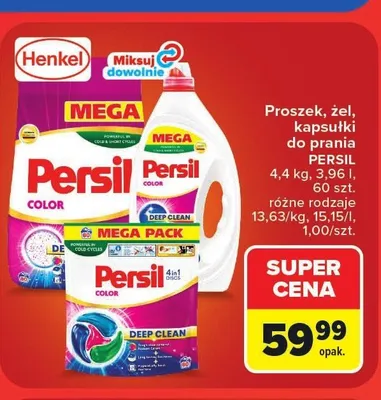 Żel do prania Persil Color promocja w Carrefour