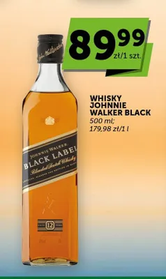 Whisky Johnnie Walker Black Label promocja w Groszek