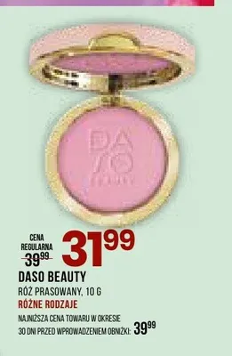 Róż prasowany Daso Beauty promocja w Drogerie Natura