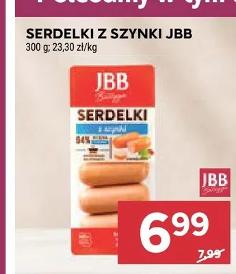 Serdelki z szynki JBB promocja w Stokrotka