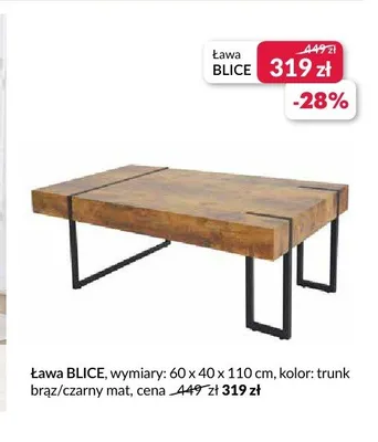 Ława Blice promocja w Salony Agata