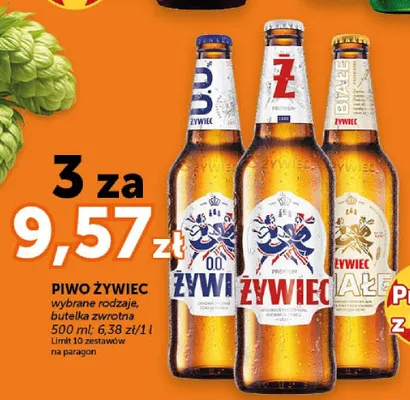 Piwo Żywiec Jasne Pełne promocja w Groszek