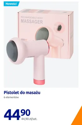 Pistolet do masażu 6 elementów promocja w Action