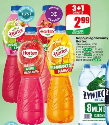 Woda źródlana żywiec zdrój 3 rodzaje promocja w Dino