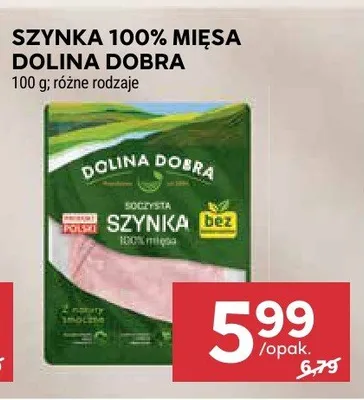 Szynka 100% mięsa promocja w Stokrotka