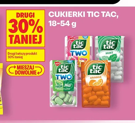 Cukierki Tic Tac Two Strawberry Lemon promocja w Biedronka