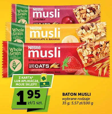 Baton musli Nestlé Strawberry promocja w Euro Sklep