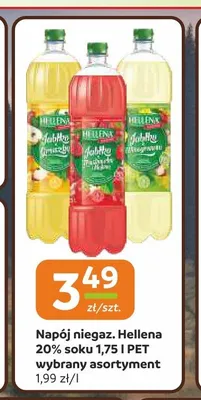 Napój niegazowany Hellena promocja w Społem Częstochowa