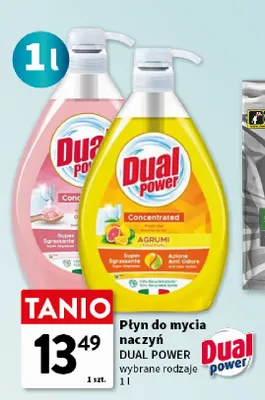 Płyn do mycia naczyń Dual Power Super Sgrassante promocja w Intermarche