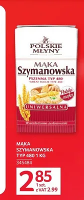 Mąka Szymanowska typ 480 Polskie Młyny promocja w Selgros