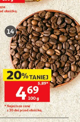 Kawa ziarnista Caffé Crema promocja w Auchan