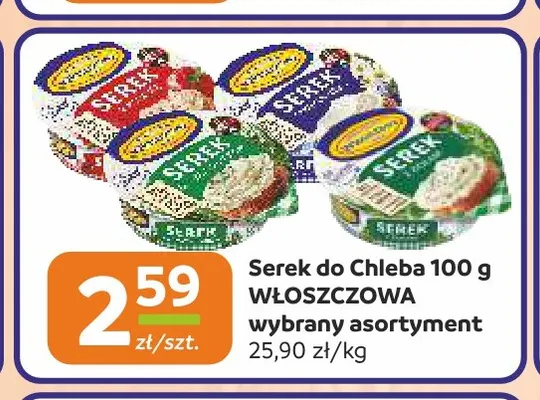 Serek do chleba Włoszczowa promocja w Społem Częstochowa