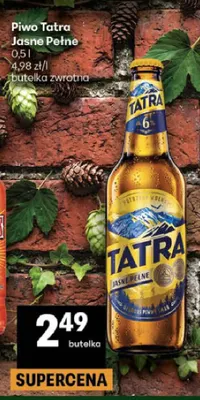 Piwo Tatra promocja w Delikatesy Centrum
