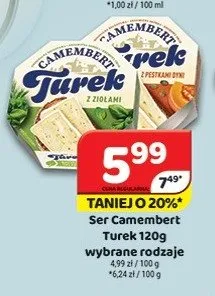 Ser Camembert Turek promocja w Delfin