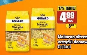 Makaron niteczki domowe Goliard promocja w API Market
