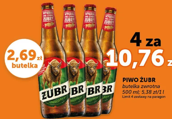 Piwo butelka zwrotna promocja w Groszek