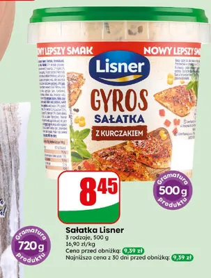 Sałatka Lisner promocja w Dino