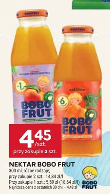 Nektar Bobo Frut promocja w Stokrotka