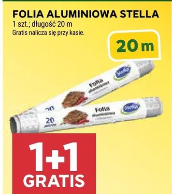 Folia aluminiowa Stella promocja w Stokrotka
