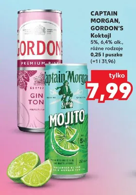 Koktajl Captain Morgan Mojito promocja w Kaufland