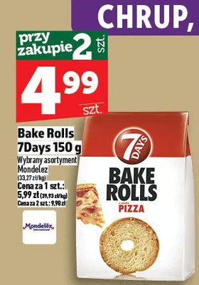 Bake Rolls 7Days pizza promocja w TOPAZ