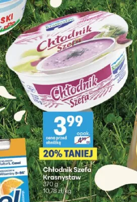 Chłodnik Szefa Krasnystaw promocja w Delikatesy Centrum