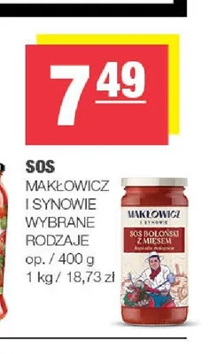 Sos Makłowicz i Synowie promocja w SPAR
