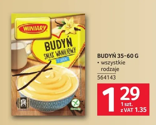 Budyń Winiary promocja w Selgros