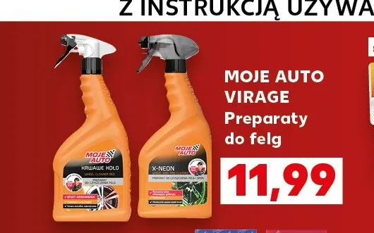 Preparaty do felg Moje Auto Virage promocja w Kaufland