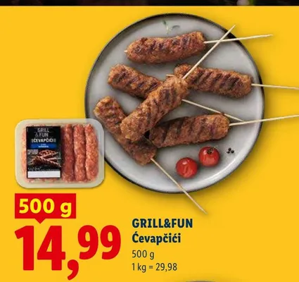 Ćevapčići Grill&Fun promocja w Lidl