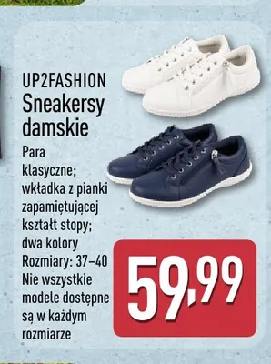 Sneakersy damskie UP2FASHION promocja w Aldi