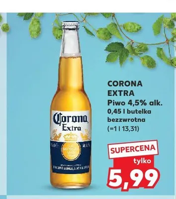 Piwo Corona Extra promocja w Kaufland