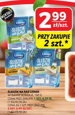 Śledzie na raz wybrane rodzaje promocja w Top Market