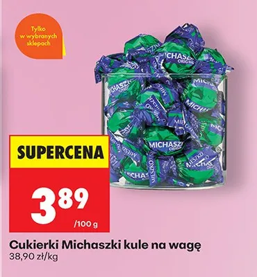Cukierki kule na wagę promocja w Biedronka
