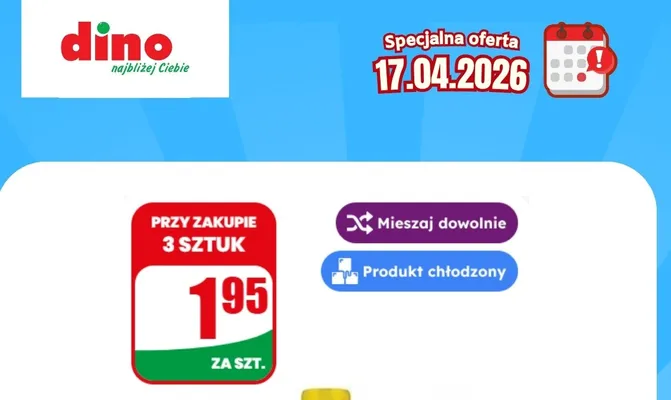 Specjalna oferta na 17.04.2026 - promocje spoza gazetki, strona 9 promocja w Dino