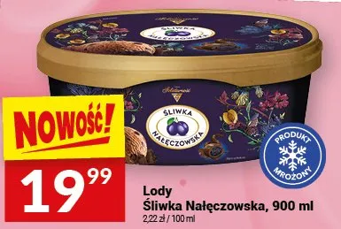 Lody śliwka nałęczowska promocja w Twój Market