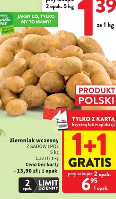 Ziemniak wczesny Z Sadów i Pól promocja w Intermarche