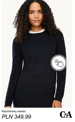 Kaszmirowy sweter C & A promocja w C&A