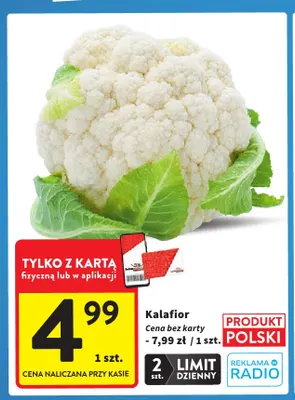 Kalafior promocja w Intermarche