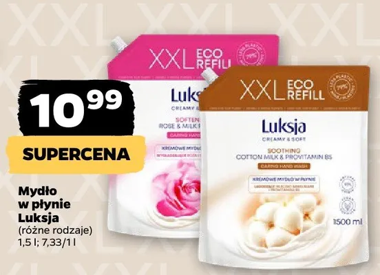 Mydło w płynie Luksja promocja w Netto