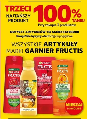 Szampon lub odżywka do włosów różne rodzaje promocja w Kaufland