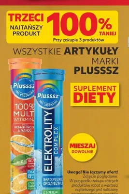 Suplement diety Plusssz 100% Multiwitamina promocja w Kaufland