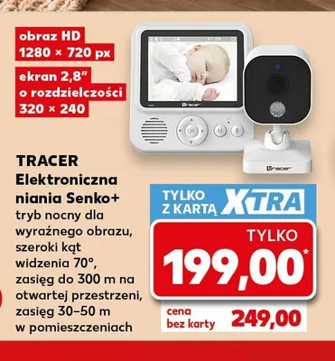 Elektroniczna niania Senko+ Tracer promocja w Kaufland