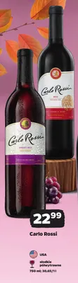 Wino czerwone Carlo Rossi Sweet Red promocja w Netto