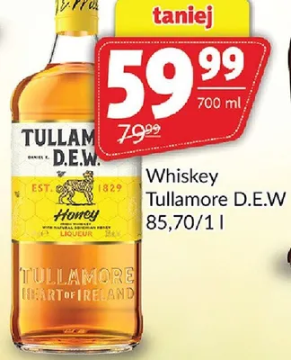 Whiskey Tullamore D.E.W promocja w Prim Market
