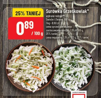 Surówka Grzeskowiak promocja w POLOmarket