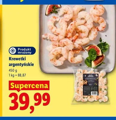 Krewetki argentyńskie promocja w Lidl